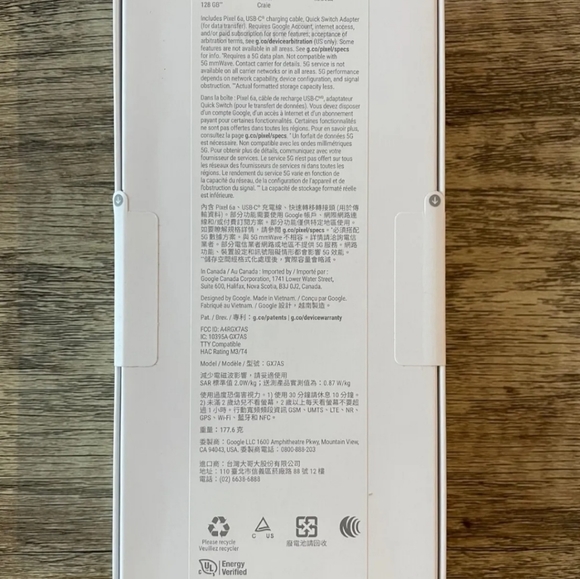 Google Pixel 6a brand new sealed - Picture 2 of 2